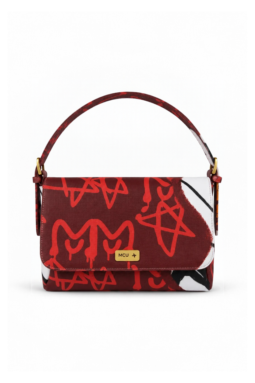 Ambra Red Abstract Medium