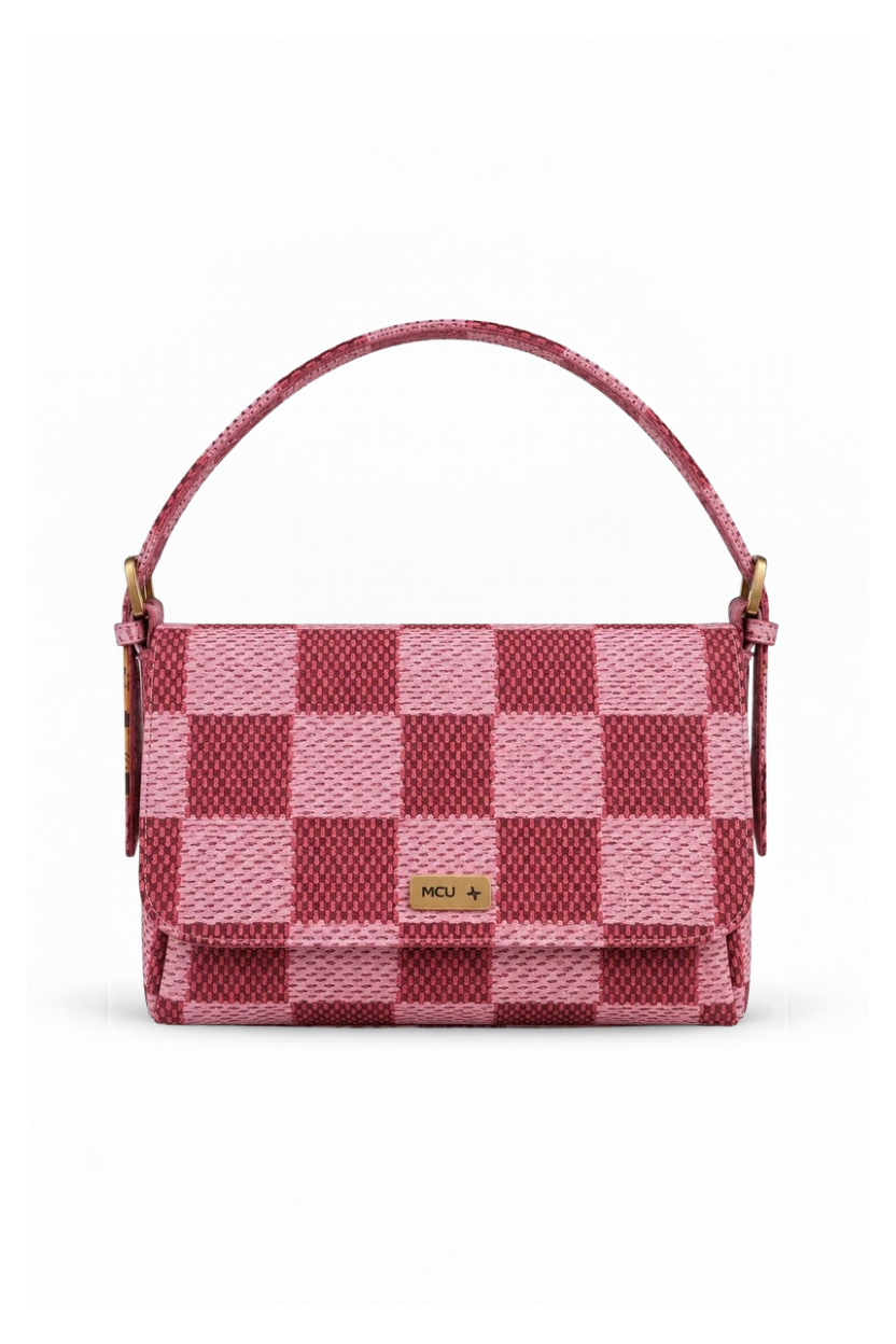 Ambra Pink Check Medium